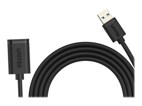 Unitek Y-C457GBK - USB-förlängningskabel - USB typ A (hane) till USB typ A (hona) - USB 3.0 - 1 m - svart