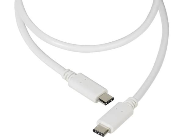 Vivanco 37561, 1,2 m, USB C, USB C, Vit