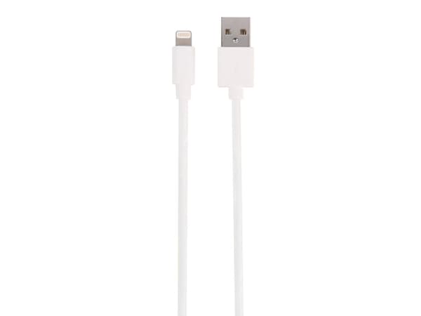 Vivanco LIGHTNVVUSBCABLE20 - Lightning-kabel - Lightning hane till USB hane - 2 m - vit