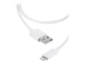 Miniatyrbilde 1 av 5: Vivanco LIGHTNVVUSBCABLE12 - Lightning-kabel - USB hann til Lightning hann - 1.2 m - hvit