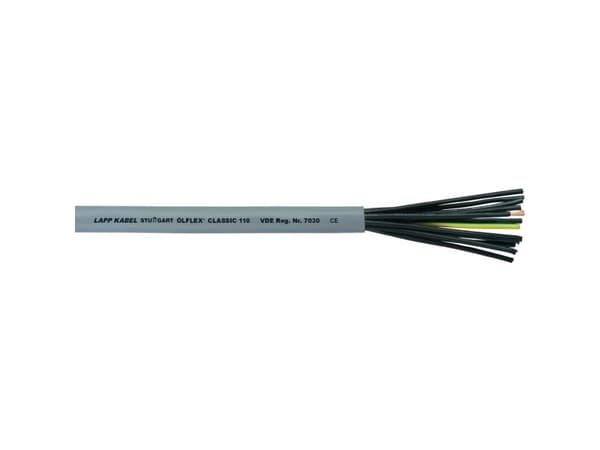 Lapp ÖLFLEX 1119105, 100 m, Koppar, Transparent, Vit, Förtennad koppar, PVC, 36 kg/km