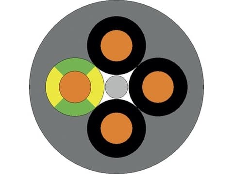 Lapp ÖLFLEX Classic 110, Harmaa, PVC-muovi, 1,62 cm, 384 kg/km, 590 kg/km, 4 mm