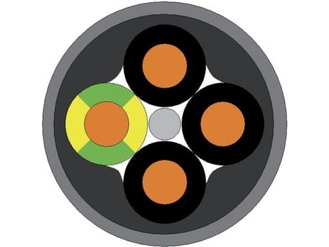 Lapp ÖLFLEX Smart 108, Grå, PVC, 38,4 kg/km, 79 kg/km, 4000 V, 1 mm ²