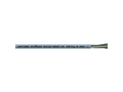 Lapp ÖLFLEX Smart 108, Grå, PVC, 38,4 kg/km, 79 kg/km, 4000 V, 1 mm ²