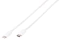 Miniatyrbild 2 av 5: Vivanco CC UC L 10, 1 m, Lightning, USB C, Honkoppling, Hankoppling, Vit