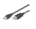Miniatyrbild 4 av 5: MicroConnect USB 2.0 - USB-förlängningskabel - USB (hona) till USB (hane) - USB 2.0 - 50 cm - svart