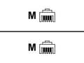 Miniatyrbild 1 av 2: Modular cable 4P4C(RJ9/RJ10/RJ22) 3m, white