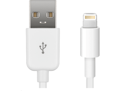 MicroConnect - Lightning-kabel - Lightning hann til USB hann - 15 cm - hvit