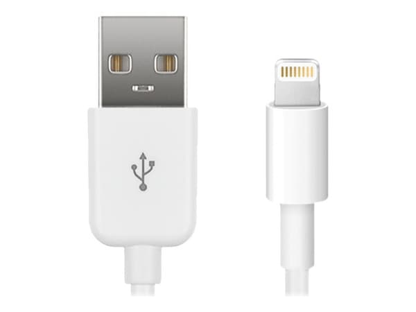 MicroConnect - Lightning-kabel - Lightning hann til USB hann - 15 cm - hvit