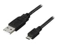 Miniatyrbild 5 av 5: DELTACO - USB-kabel - USB (hane) till mikro-USB typ B (hane) - USB 2.0 - 5 m - svart