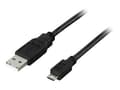 Miniatyrbild 2 av 5: DELTACO - USB-kabel - USB (hane) till mikro-USB typ B (hane) - USB 2.0 - 5 m - svart