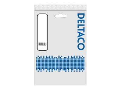 DELTACO - USB-kabel - USB (hane) till mikro-USB typ B (hane) - 2 m - 90° kontakt - grå