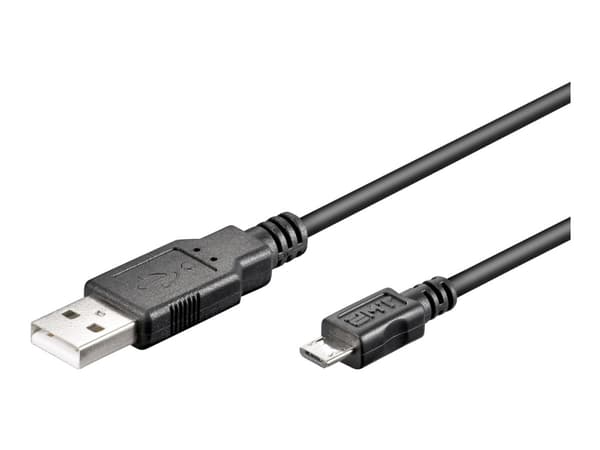 MicroConnect - USB-kabel - USB (hane) till mikro-USB typ B (hane) - 1.8 m