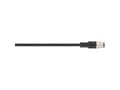Miniatyrbilde 4 av 4: Lapp AB-PC4-M12MS-10.0PUR, 10 m, M12, Hankjønn/hankjønn, Sort