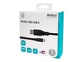 Miniatyrbild 4 av 5: DELTACO MICRO-101 - USB-kabel - mikro-USB typ B (hane) till USB (hane) - USB 2.0 - 1 m - svart