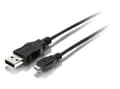 Miniatyrbild 1 av 3: Equip 128523 USB-kablar 1,8 m USB 2.0 USB A Micro-USB B Svart