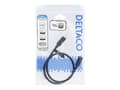 Miniatyrbild 5 av 5: DELTACO USBC-1401 - USB-kabel - USB-C (hane) till USB-C (hane) - USB 3.1 Gen 2 - 5 A - 50 cm - USB-strömleverans (5A, 100W) - svart