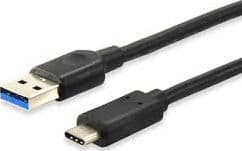 Equip 128343, 0,25 m, USB C, USB A, USB 3.2 Gen 1 (3.1 Gen 1), 5000 Mbit/s, Sortera