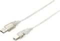 Miniatyrbild 5 av 5: Equip 128653 USB-kablar 1 m USB 2.0 USB A USB B Silver, Transparent