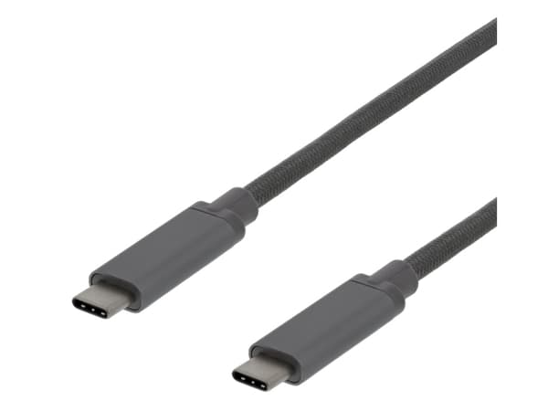 USB3.1 TYPE C TO C GEN2 3A 1m SPACE GREY PP BAG