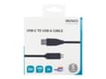 Miniatyrbild 4 av 5: DELTACO USBC-1006M - USB-kabel - USB-C (hane) till USB (hane) - 2 m - svart