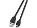 Miniatyrbilde 2 av 2: EFB Elektronik K5250SW.1,8, 1,8 m, USB A, Mini-USB B, USB 2.0, Hankjønn/hankjønn, Sort
