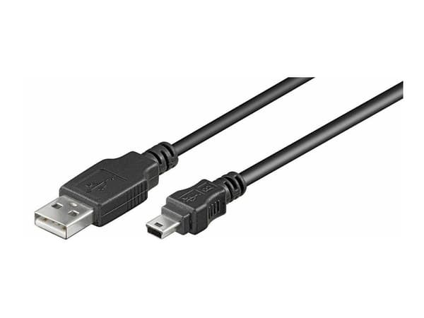 MicroConnect - USB-kabel - mini-USB typ B (hane) till USB (hane) - 3 m