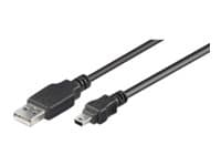 MicroConnect - USB-kabel - mini-USB typ B (hane) till USB (hane) - 3 m