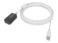 Miniatyrbilde 1 av 4: Vision Techconnect - USB-forlengelseskabel - USB (hunn) til USB (hann) - USB 2.0 - 5 m - aktiv - hvit