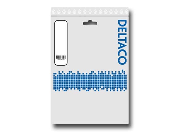 DELTACO - USB-kabel - USB (hane) till USB typ B (hane) - USB 2.0 - 5 m - svart