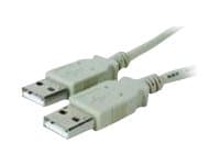 MicroConnect USB 2.0 - USB-kaapeli - USB (uros) - USB (uros) - 1 m