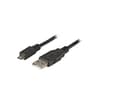 Pikkukuva 1 / 2: EFB Elektronik K5232SW.1.8 USB-kaapeli 1,8 m USB 2.0 USB A Micro-USB B Schwarz (K5232SW.1.8)