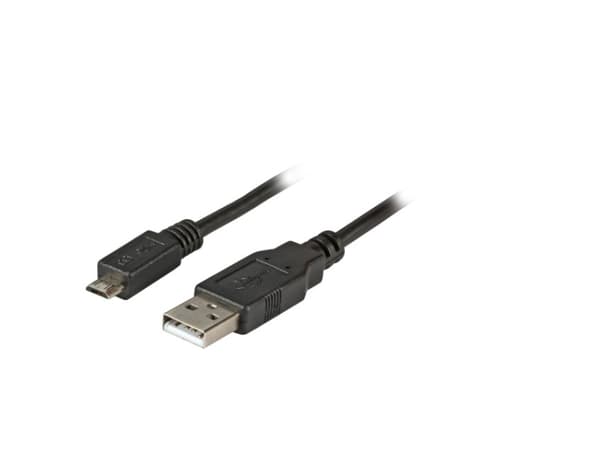 EFB Elektronik K5232SW.1.8 USB-kaapeli 1,8 m USB 2.0 USB A Micro-USB B Schwarz (K5232SW.1.8)