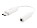 Pikkukuva 2 / 5: Deltaco USBC-1145, Valkoinen, USB C, 3.5mm, 0,11 m, Uros, Naaras