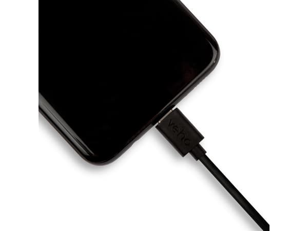 Veho - USB-kaapeli - USB-C (han) til USB (han) - 20 cm - lajittelu