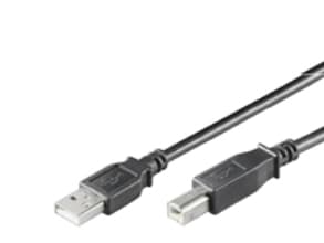 Goobay 93596, 1,8 m, USB A, USB B, USB 2.0, 0,48 Gbit/s, Svart