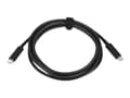 Miniatyrbilde 1 av 5: Lenovo - USB-kabel - 24 pins USB-C (han) til 24 pins USB-C (han) - 20 V - 3 A - 2 m