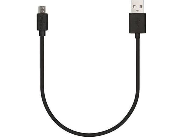 Veho - USB-kabel - Micro-USB Type B (hane) till USB (hane) - 20 cm - svart