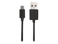 Miniatyrbild 1 av 3: Veho - USB-kabel - Micro-USB Type B (hane) till USB (hane) - 20 cm - svart