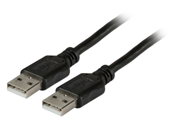 EFB Elektronik K5253SW.0,5, 0,5 m, USB A, USB A, USB 2.0, 0,48 Gbit/s, Svart
