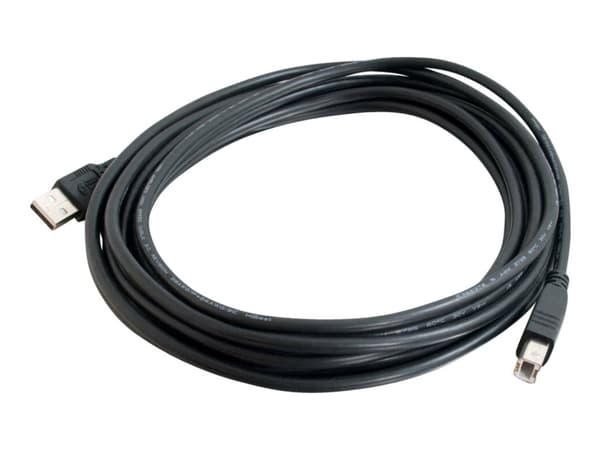 C2G - USB-kabel - USB (hane) till USB typ B (hane) - USB 2.0 - 5 m - svart