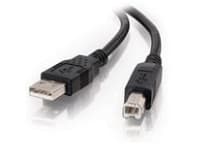 C2G - USB-kabel - USB (hane) till USB typ B (hane) - USB 2.0 - 5 m - svart