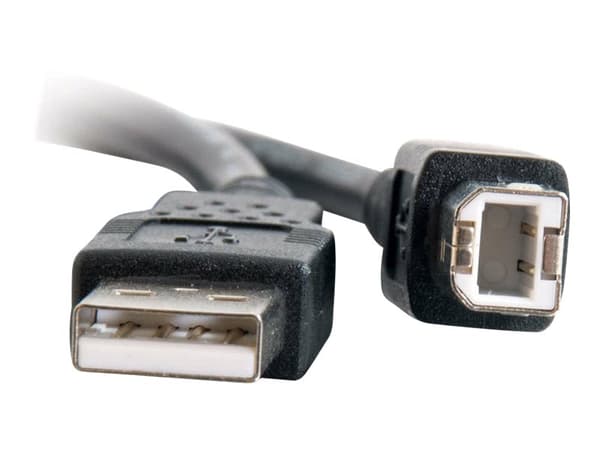 C2G - USB-kabel - USB (hane) till USB typ B (hane) - USB 2.0 - 5 m - svart