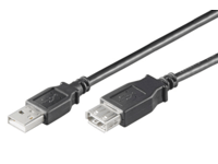 MicroConnect USB 2.0 - USB forlængerkabel - USB (hun) til USB (han) - USB 2.0 - 5 m - lajiteltu