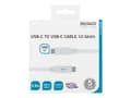 Pikkukuva 4 / 5: DELTACO USB-C to USB-C cable, 0,5m, 10Gbps, 100W 5A, USB 3.1 Gen 2, E-
