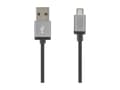 Miniatyrbild 4 av 5: DELTACO MICRO-110F - USB-kabel - USB (hane) till mikro-USB typ B (hane) - USB 2.0 - 1 m - svart