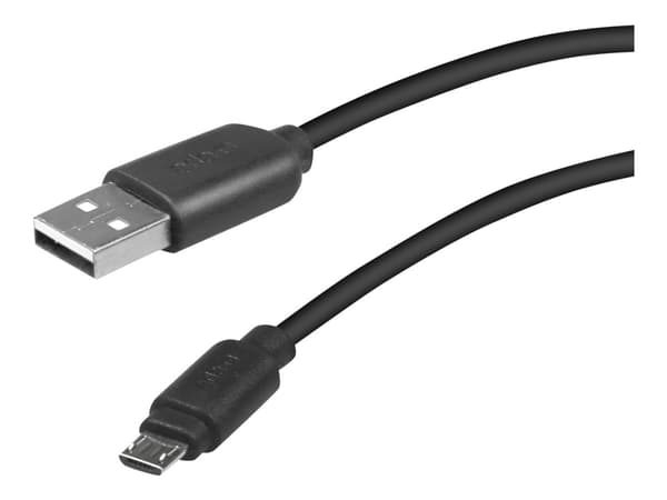 SBS LTHL200 - Datakabel - kontakt för mobiltelefon hane till USB hane - 10 cm