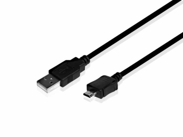 SBS LTHL200 - Datakabel - kontakt för mobiltelefon hane till USB hane - 10 cm