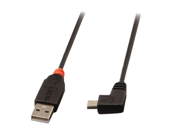 Lindy 31971 USB-kabel 1 m USB 2.0 USB A Mini-USB B Sort