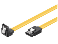 MicroConnect SATA III - SATA-kabel - Serial ATA 150/300/600 - SATA (hunn) til SATA (hunn) - 50 cm - 90°-kontakt, låst
